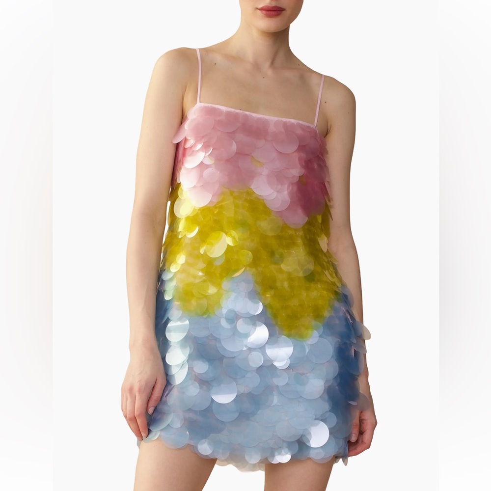 Cynthia Rowley Daylight Disco Sequin Dress